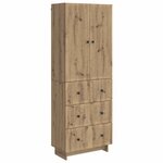 vidaXL Ensemble de Meubles 2 Pièces 66 x 34 5 x 90 cm Bois d'ingénierie