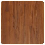 vidaXL Dessus de table carré Marron foncé40x40x1 5cm Bois chêne traité