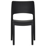 vidaXL Chaises de jardin lot de 2 Polypropylène Anthracite