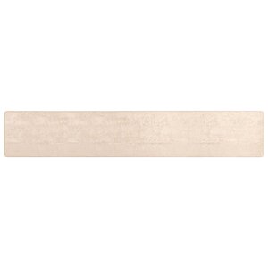 vidaXL Coureur de Tapis MARSA Crème 80 x 400 cm Polyester et PVC