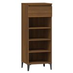 vidaXL Étagère à chaussures Chêne marron 40x36x105 cm Bois ingénierie