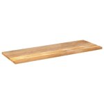 vidaXL Dessus de table 140x50x2 5cm rectangulaire bois massif manguier