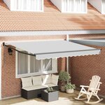 vidaXL Auvent Anthracite 3 x 2 5 m Métal