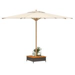 vidaXL Couvercle de base de parasol noir 70x70x25 cm