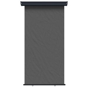 vidaXL Store latéral de balcon 117 x 250 cm 100 polyester fer acier