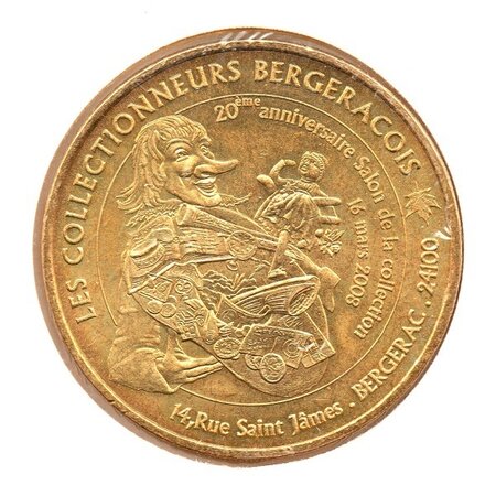 Mini médaille Monnaie de Paris 2008 - Les collectionneurs bergeracois