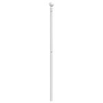 vidaXL Tête de lit métal blanc 135 cm