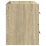 vidaXL Armoire de lavabo vieux bois 80x38 5x48 cm bois d'ingénierie