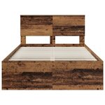 vidaXL Cadre de lit Bois ancien 120 x 200 cm Bois d'ingénierie