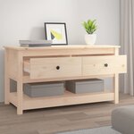 vidaXL Table basse 102x49x55 cm Bois massif de pin