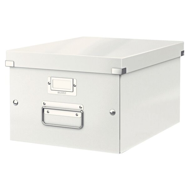 Boîte de rangement Click & Store - Format A4 - Blanc
