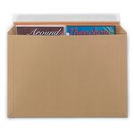 Pochette carton recyclé à fermeture adhésive - pochette ouverture grand côté 23 5cm x 18cm (lot de 100)