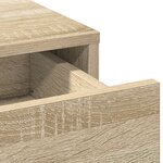 vidaXL Ensemble de Table de Maquillage 2 pièces Chêne Sonoma