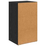 vidaXL Buffet Chêne noir 40 x 33 x 70 cm Bois d'ingénierie