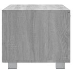 vidaXL Meuble TV Sonoma gris 120x40 5x35 cm Bois d'ingénierie