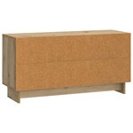 vidaXL Meuble TV 99 x 34 5 x 50 cm Chêne artisanal Bois d'ingénierie