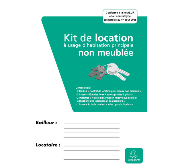 Kit dossier location non meublée 41E EXACOMPTA