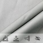 vidaXL Voile d'ombrage gris clair 4x5x5 m 100  polyester oxford