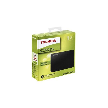TOSHIBA - Disque Dur Externe - Canvio basics - 1 To - USB 3.0 - La Poste