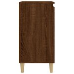 vidaXL Tables de chevet 2Pièces chêne marron 40x35x70cm bois d'ingénierie