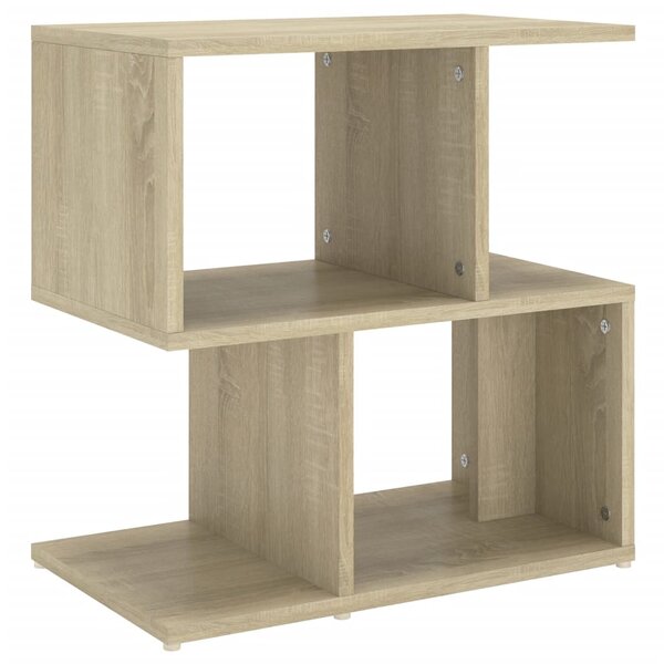 vidaXL Table de chevet chêne sonoma 50x30x51 5 cm bois d'ingénierie