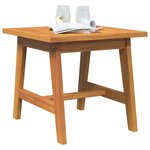vidaXL Table d'appoint Huile Naturelle 45 x 45 x 40 cm