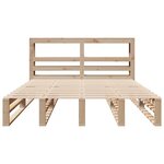 vidaXL Cadre de lit sans matelas 120x200 cm bois de pin massif