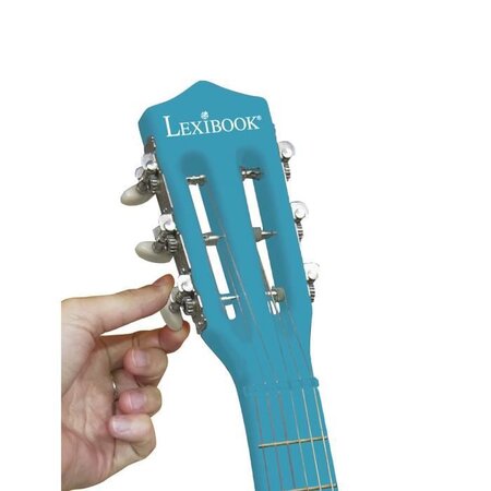 LA REINE DES NEIGES Guitare acoustique enfant 78 cm en bois LEXIBOOK -  médiator et sangle inclus - La Poste