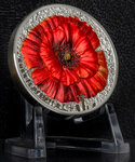 Pièce de monnaie en Argent 10 Dollars g 62.2 (2 oz) Millésime 2019 Flowers POPPY