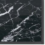 vidaXL Table console Noir 180x35x75 5 cm Verre trempé