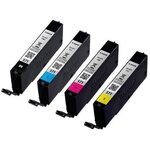 Canon pack cartouches ink cli-571 (cyan  magenta  jaune  noir photo) sans blister sécurisé