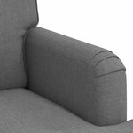 vidaXL Canapé Gris foncé 142 x 80 x 85 cm tissu