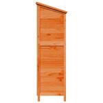 vidaXL Abri de jardin Marron 106 x 56 x 176 5 cm Bois de Sapin Massif