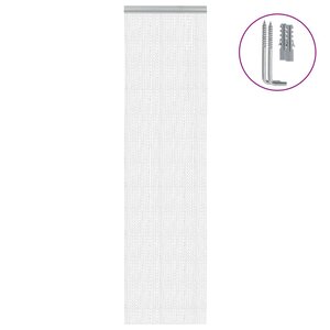 vidaXL Moustiquaire de porte à chaîne 56x202 cm aluminium