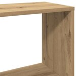 vidaXL Bibliothèque chêne artisanal 80x24x96 cm bois d'ingénierie