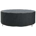 vidaXL Housse pour mobilier d'extérieur 279 x 279 x 85 cm Tissu 210D