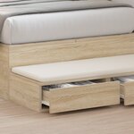 vidaXL Tiroirs de lit Chêne Sonoma 75x36 5x16 5 cm en bois d'ingénierie