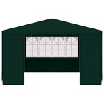vidaXL Tente de réception et parois latérales 4x4 m Vert 90 g/m²