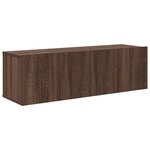 vidaXL Ensemble de meubles TV 3 Pièces Chêne marron Bois d'ingénierie