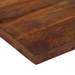 vidaXL Dessus de table 70x60x2 5 cm rectangulaire bois massif récupéré