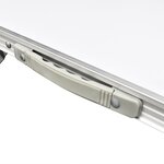 vidaXL Table pliable de camping Hauteur réglable Aluminium 120x60 cm