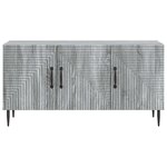 vidaXL Meuble TV Sonoma gris 99 x 34 5 x 50 cm Bois d'ingénierie
