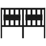 vidaXL Tête de lit Noir 125 5x4x100 cm Bois massif de pin