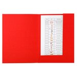 Chemise Imprimée À 2 Rabats Forever® 290g/m2 - 24x32cm - Rouge - X 50 - Exacompta