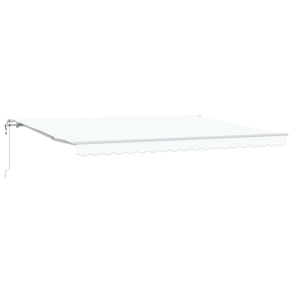 vidaXL Auvent Rétractable 450 × 350 cm Blanc