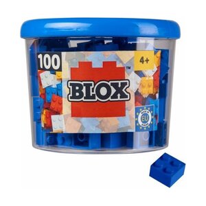 Androni Giocattoli 104114112 - Blox 100 : 4 briques bleues dans une boîte