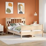 vidaXL Cadre de lit sans matelas 140x190 cm bois de pin massif