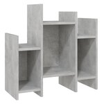 vidaXL Armoire latérale Gris béton 60x26x60 cm Aggloméré