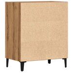 vidaXL Buffet chêne artisanal 57x35x70 cm bois d'ingénierie