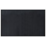 vidaXL Tapis rectangulaire noir 60x100 cm bambou